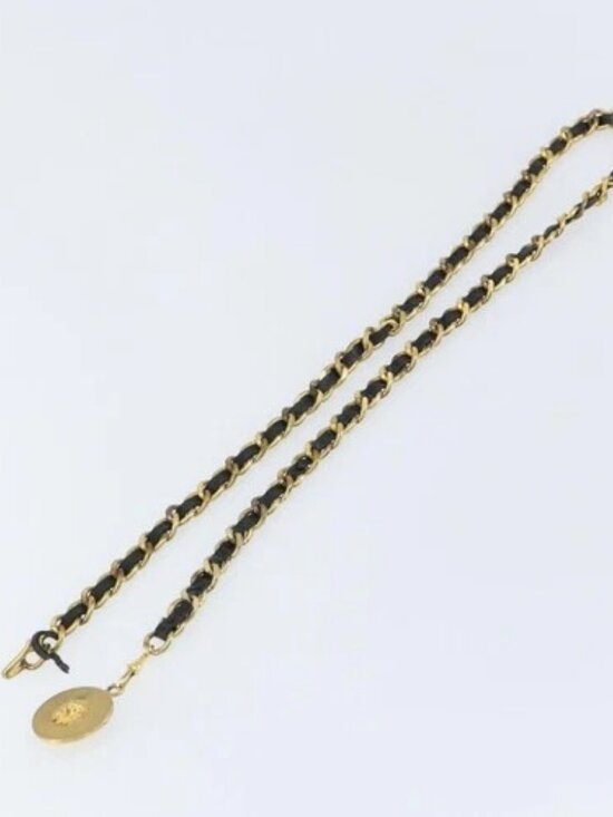 CHANEL Chain Belt metal Gold CC Auth bs32091 main image 7
